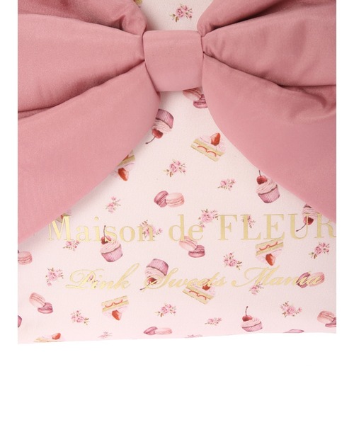 Maison de FLEUR（メゾンドフルール）の「Pink Sweets Maniaリボントートバッグ（トートバッグ・レディース・ピンク・FREE）」の10枚目の写真