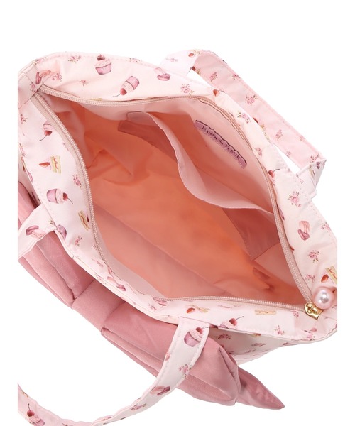 Maison de FLEUR（メゾンドフルール）の「Pink Sweets Maniaリボントートバッグ（トートバッグ・レディース・ピンク・FREE）」の14枚目の写真