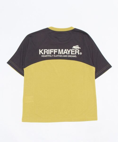 KRIFF MAYER Kid's Collection（クリフメイヤーキッズコレクション）の「さらTEE（Tシャツ/カットソー・キッズ・オフホワイト/カーキ/サックスブルー/イエロー/チャコール・120/130/140/150/160/170）」の17枚目の写真
