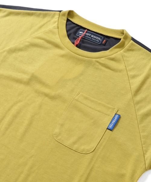 KRIFF MAYER Kid's Collection（クリフメイヤーキッズコレクション）の「さらTEE（Tシャツ/カットソー・キッズ・オフホワイト/カーキ/サックスブルー/イエロー/チャコール・120/130/140/150/160/170）」の10枚目の写真