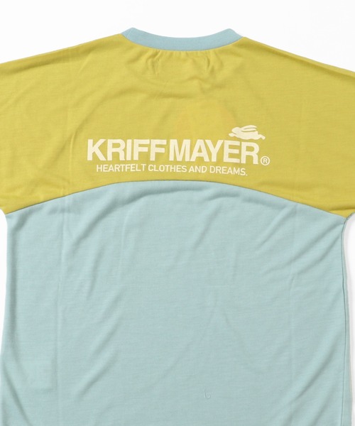 KRIFF MAYER Kid's Collection（クリフメイヤーキッズコレクション）の「さらTEE（Tシャツ/カットソー・キッズ・オフホワイト/カーキ/サックスブルー/イエロー/チャコール・120/130/140/150/160/170）」の11枚目の写真