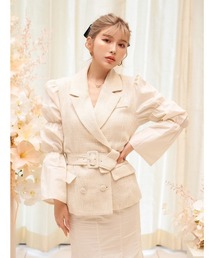 Darich | アームドッキングツイードジャケット(テーラードジャケット)