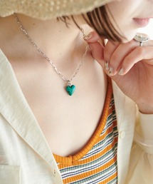 GOLDY | 【GOLDY】ストーンハートネックレス(ネックレス)