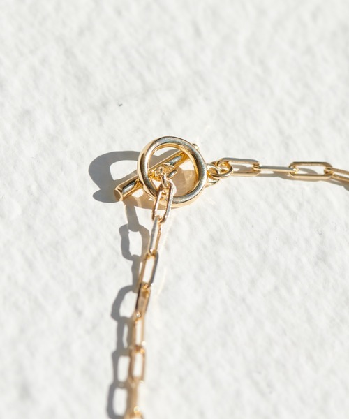 GOLDY(ゴールディ)の「【GOLDY】ストーンハートネックレス(ネックレス・レディース・ホワイト/ブラック/グリーン・FREE)」の21枚目の写真