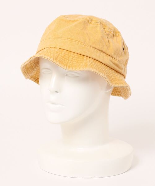 MEGA CAP(メガキャップ)の「Pigment Dyed Twill Washed Bucket Hat(ハット・レディース・イエロー系その他/ブラック/オリーブ/ベージュ/チョコ/カーキ・M-L)」の6枚目の写真