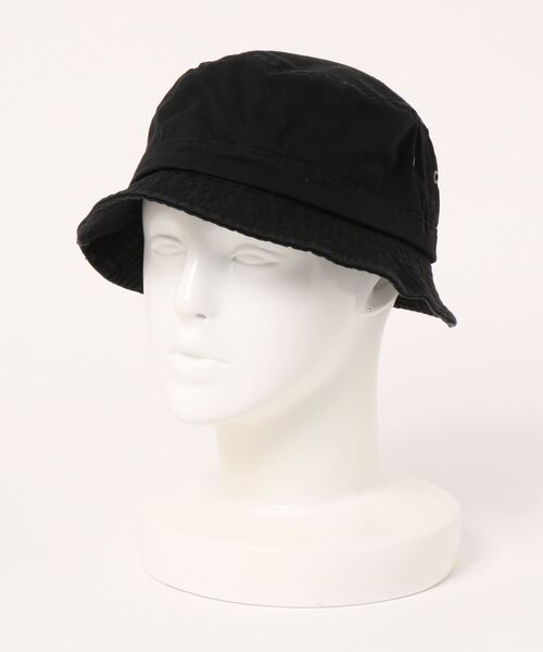 MEGA CAP(メガキャップ)の「Pigment Dyed Twill Washed Bucket Hat(ハット・レディース・イエロー系その他/ブラック/オリーブ/ベージュ/チョコ/カーキ・M-L)」の2枚目の写真