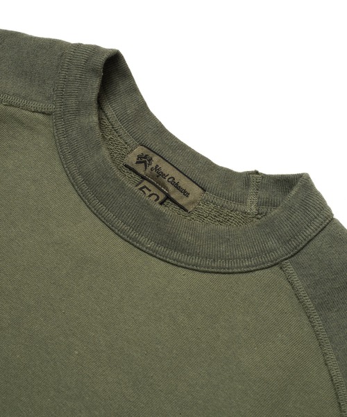 Nigel Cabourn（ナイジェルケーボン）の「Nigel Cabourn　フレンチテリーハーフスウェット 80440021045（Tシャツ/カットソー・メンズ・カーキ/アーミー・50/48）」の11枚目の写真