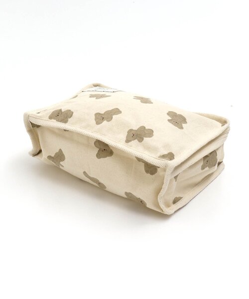 BREEZE（ブリーズ）の「tiny bear 布BOX（小）（ポーチ・キッズ・アイボリー・FREE）」の6枚目の写真