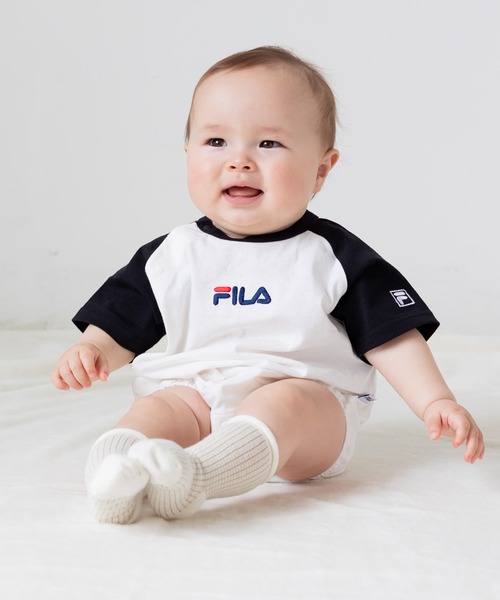 FILA(フィラ)の「FILA / フィラ ロゴ前開きロンパース(ロンパース・キッズ・A/I/G/C/E/H/D/B/J/F/K/L・70cm/90cm/80cm)」の9枚目の写真