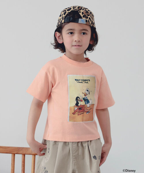 Disney B Ming By Beams ポスター プリント Tシャツ 90 140cm Tシャツ カットソー B Ming By Beams ビーミングバイビームス のファッション通販 Zozotown