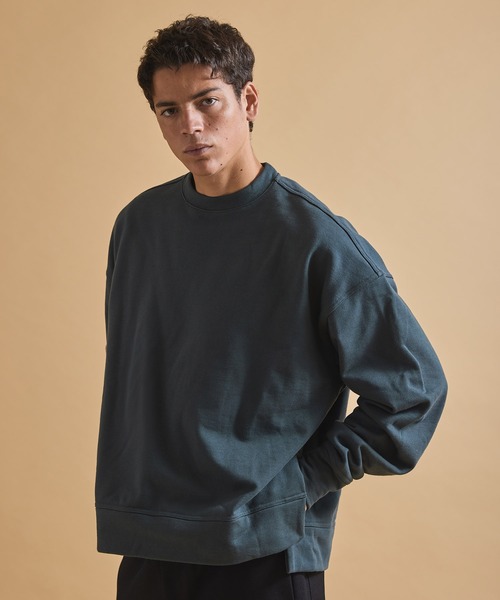 Jack Miller(ジャックミラー)の「Jack Miller スビンウラケ プルオーバー 008(スウェット・メンズ・モスグリーン/ブラック/キナリ・XL/L/S/M)」の14枚目の写真