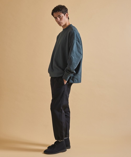 Jack Miller(ジャックミラー)の「Jack Miller スビンウラケ プルオーバー 008(スウェット・メンズ・モスグリーン/ブラック/キナリ・XL/L/S/M)」の12枚目の写真