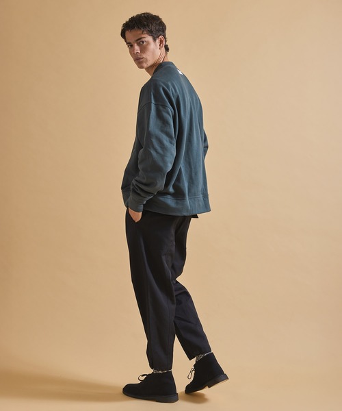 Jack Miller(ジャックミラー)の「Jack Miller スビンウラケ プルオーバー 008(スウェット・メンズ・モスグリーン/ブラック/キナリ・XL/L/S/M)」の13枚目の写真