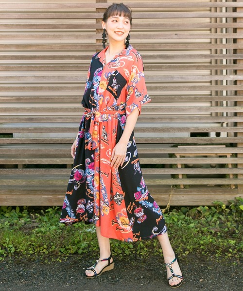 アロハシャツ　ワンピース 23crqz12s.jpg