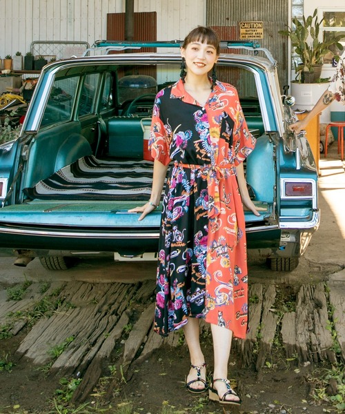 アロハシャツ　ワンピース 23crqz12s.jpg