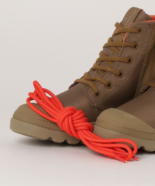 PALLADIUM（パラディウム）の「PALLADIUM PAMPA HI SEEKER LITE+ WP+ パラディウム パンパ ハイ シーカー ウォータープルーフ プラス（スニーカー・メンズ・ブラック/ホワイト/カーキ/グレイッシュベージュ/ブラック系その他/グレー系その他・23.5cm/27cm/24.5cm/23cm/26cm/27.5cm/26.5cm/25cm/24cm/28cm/25.5cm/29cm/22.5cm/22.5㎝）」の15枚目の写真