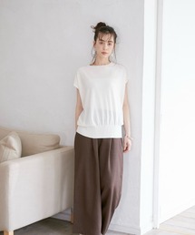 INED CLARO | リネンタッチイージーワイドパンツ【セットアップ対応】(その他パンツ)