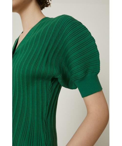 RIM.ARK リムアーク　Rib knit dolman tops リブニット Rib knit dolman tops（ニット/セーター）｜RIM.ARK（リムアーク