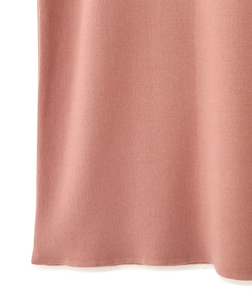 PROPORTION BODY DRESSING(プロポーションボディドレッシング)の「ウエストリボンシアーラッフルスリーブニットタイトOP / 1212140506(ワンピース・レディース・ネイビー/イエロー系その他/ピンク・MEDIUM/SMALL)」の17枚目の写真