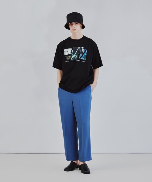 tk.TAKEO KIKUCHI（ティーケータケオキクチ）の「◆CONTRASTコラージュTシャツ（ユニセックスアイテム）（Tシャツ/カットソー・メンズ・ブラック/オフホワイト/ブラウン系・01/02/03）」の14枚目の写真