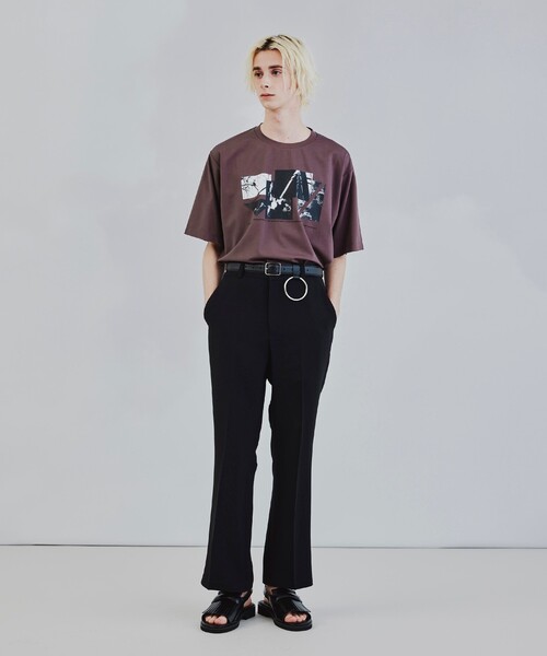 tk.TAKEO KIKUCHI（ティーケータケオキクチ）の「◆CONTRASTコラージュTシャツ（ユニセックスアイテム）（Tシャツ/カットソー・メンズ・ブラック/オフホワイト/ブラウン系・01/02/03）」の16枚目の写真