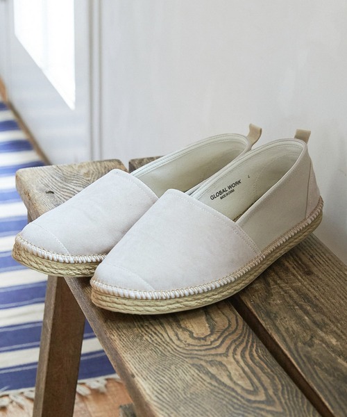 GLOBAL WORK（グローバルワーク）の「エアかるリラックスエスパ/257020（サンダル・メンズ・ブラック/ホワイト・LARGE/MEDIUM/SMALL）」の2枚目の写真