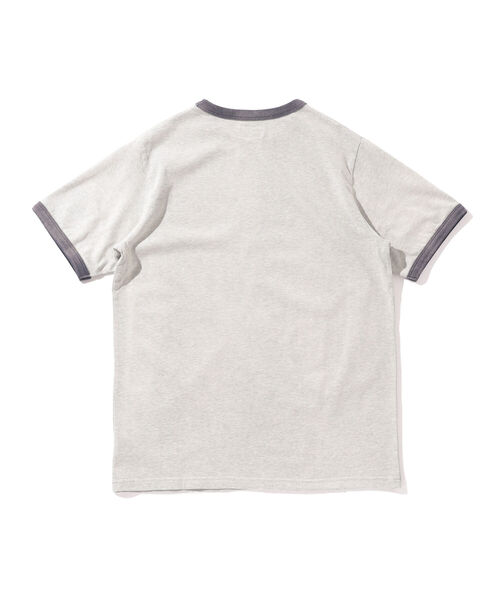 BEAMS(ビームス)の「BEAMS / フェード ルーズフィット リンガー Tシャツ(Tシャツ/カットソー・メンズ・グレー系その他/ホワイト・SMALL/X-LARGE/LARGE/MEDIUM)」の16枚目の写真