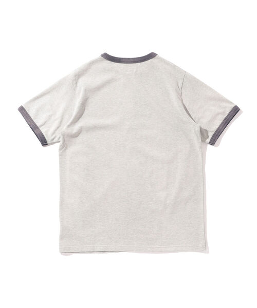 BEAMS(ビームス)の「BEAMS / フェード ルーズフィット リンガー Tシャツ(Tシャツ/カットソー・メンズ・グレー系その他/ホワイト・SMALL/X-LARGE/LARGE/MEDIUM)」の17枚目の写真