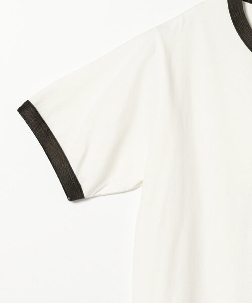 BEAMS(ビームス)の「BEAMS / フェード ルーズフィット リンガー Tシャツ(Tシャツ/カットソー・メンズ・グレー系その他/ホワイト・SMALL/X-LARGE/LARGE/MEDIUM)」の20枚目の写真