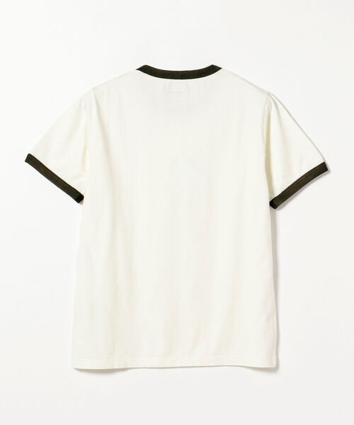 BEAMS(ビームス)の「BEAMS / フェード ルーズフィット リンガー Tシャツ(Tシャツ/カットソー・メンズ・グレー系その他/ホワイト・SMALL/X-LARGE/LARGE/MEDIUM)」の21枚目の写真
