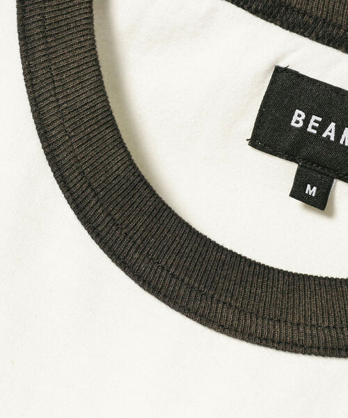 BEAMS(ビームス)の「BEAMS / フェード ルーズフィット リンガー Tシャツ(Tシャツ/カットソー・メンズ・グレー系その他/ホワイト・SMALL/X-LARGE/LARGE/MEDIUM)」の22枚目の写真