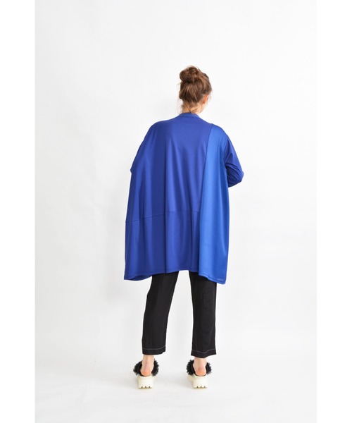 gomme（ゴム）の「ファインスムース　ライトステップカーディガン（カーディガン/ボレロ・レディース・ブルー/ブラック/チャコールグレー・MEDIUM）」の10枚目の写真