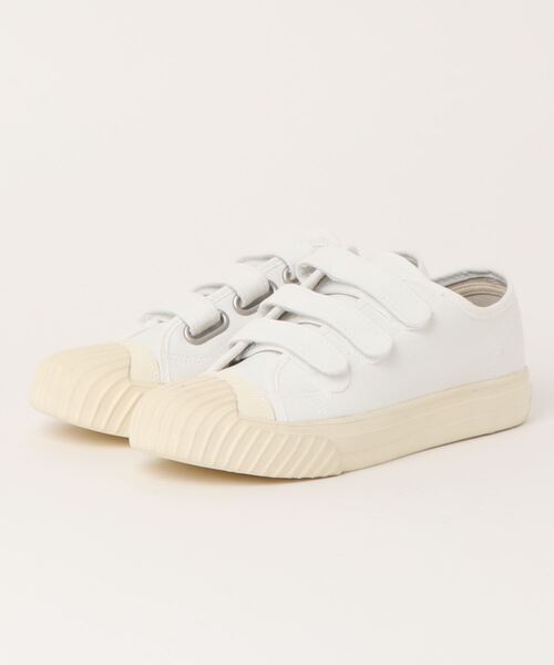 B.C STOCK(ベーセーストック)の「【Amber Wall / アンバーウォール】 SWITCH LOW LIGHT(スニーカー・メンズ・ホワイト/ライトグレー・22.5cm/23.5cm/24.5cm)」の2枚目の写真