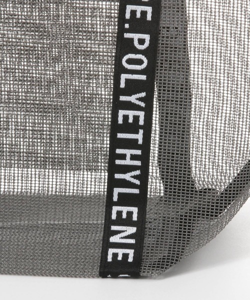 LAKOLE（ラコレ）の「メッシュバッグ(S) / 276520（トートバッグ・レディース・ホワイト/ブラック・FREE）」の10枚目の写真