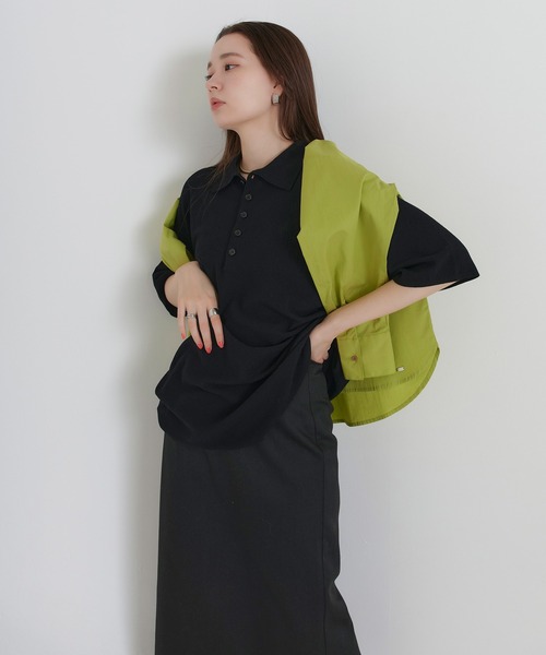 ニット セーター ユニセックス エンブレム刺繍ニット TINA：JOJUN レディース ユニセックス エンブレム刺繍ニット TINA：JOJUN（ニット