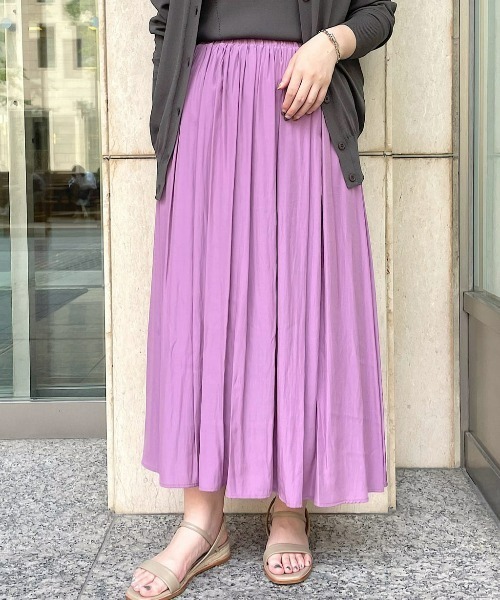 【美品】リヴドロワ　ロングスカート　パープル RIVE DROITE（リヴドロワ）｜スカート（パープル系）一覧 - WEAR