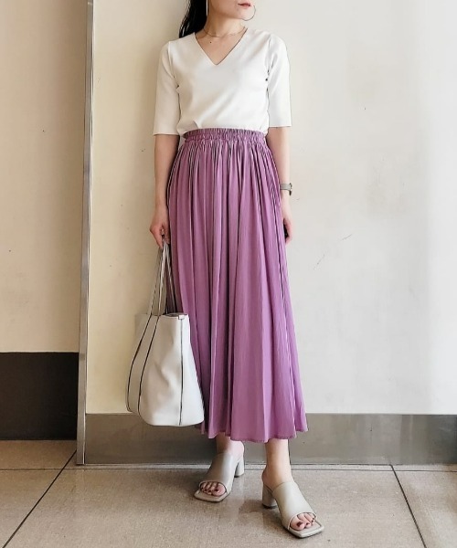 ロングギャザースカート