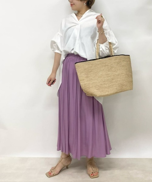 ロングギャザースカート