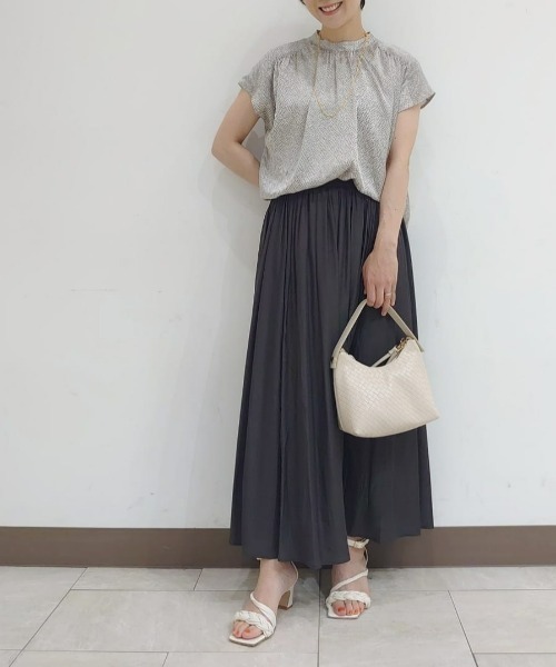 ロングギャザースカート