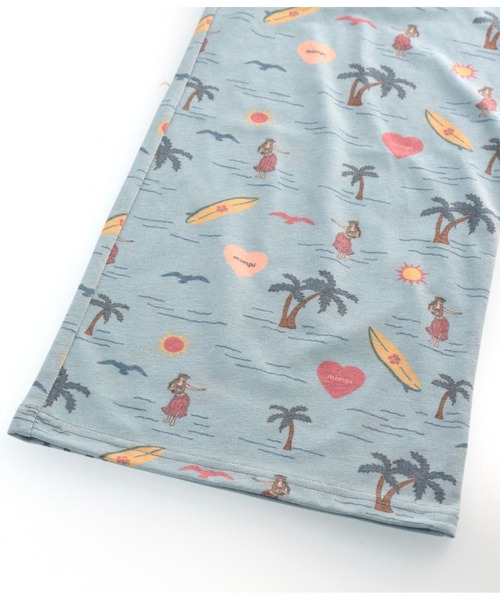 anap mimpi（アナップミンピ）の「MIMPIロゴ入り総柄ストレートパンツ【セットアップ着用可】（その他パンツ・レディース・ベージュ/パープル/ブルー・FREE）」の16枚目の写真