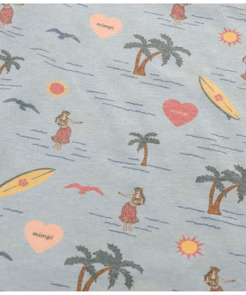 anap mimpi（アナップミンピ）の「MIMPIロゴ入り総柄ストレートパンツ【セットアップ着用可】（その他パンツ・レディース・ベージュ/パープル/ブルー・FREE）」の17枚目の写真