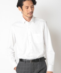 CROWDED CLOSET | 【DISNOTICED(ディスノーティス)】ハイゲージニットツイルシャツ/汗シミ防止素材(ビジネスシャツ)