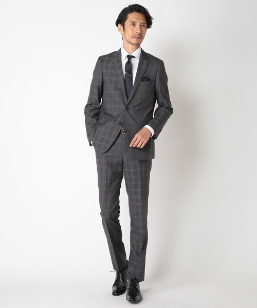 CROWDED CLOSET（クラウデッドクローゼット）の「【DISNOTICED(ディスノーティス)】ハイゲージニットツイルシャツ/汗シミ防止素材（ビジネスシャツ・メンズ・ホワイト/ネイビー/グレー・01/02/03/04）」の9枚目の写真