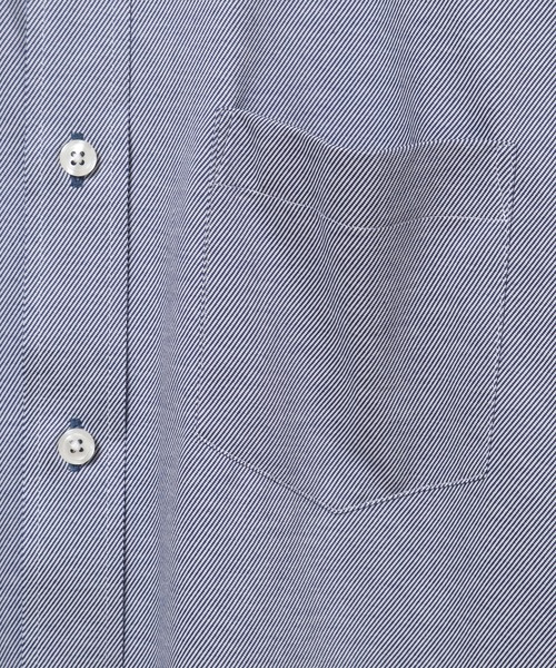 CROWDED CLOSET（クラウデッドクローゼット）の「【DISNOTICED(ディスノーティス)】ハイゲージニットツイルシャツ/汗シミ防止素材（ビジネスシャツ・メンズ・ホワイト/ネイビー/グレー・01/02/03/04）」の21枚目の写真