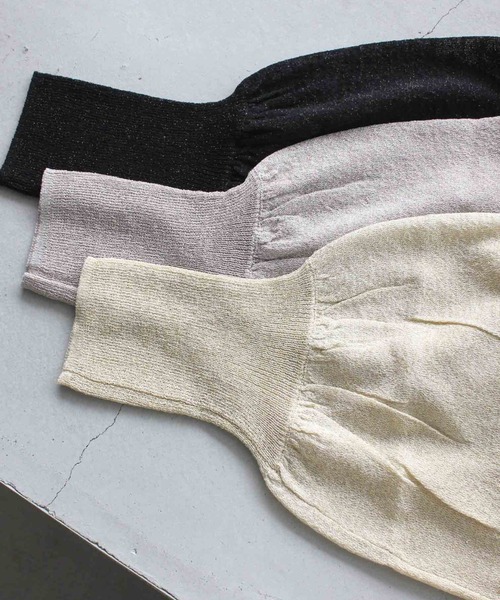 kaene（カエン）の「パールラメカーディガン（カーディガン/ボレロ・レディース・ブラック/シルバー/ゴールド/モカ・FREE）」の14枚目の写真