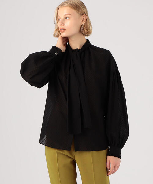 BALLSEY（ボールジィ）の「コットンガーゼエンブロイダリー ボウタイ 