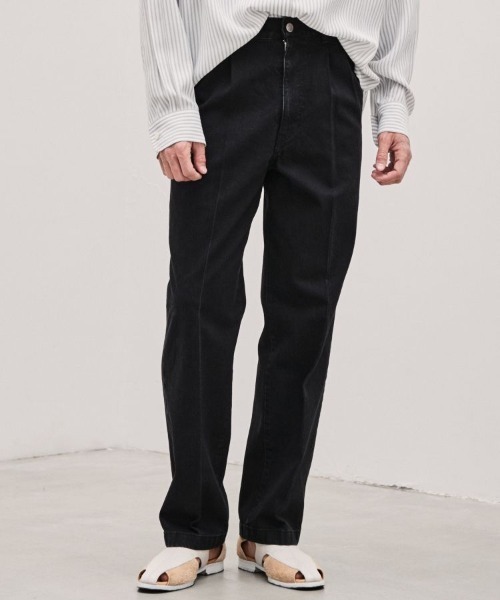 LIDNM（リドム）の「SUPIMA VINTAGE STRAIGHT DENIM（デニムパンツ・メンズ・ブラック/グレー系その他・SMALL/LARGE/MEDIUM）」の7枚目の写真