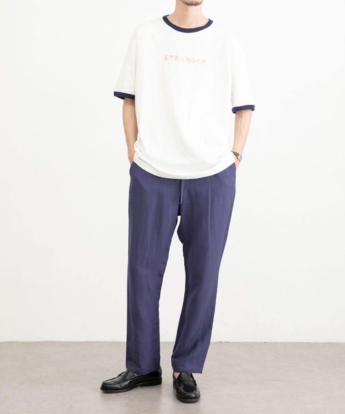 URBAN RESEARCH（アーバンリサーチ）の「URBAN RESEARCH iD　リネン/レーヨンイージーパンツ（その他パンツ・メンズ・グレー系その他/グリーン系その他/ネイビー・MEDIUM/LARGE）」の12枚目の写真