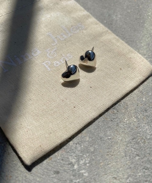 NINA & JULES/ニナ・エ・ジュール Heartピアス(ピアス(両耳用 ...