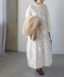 forksy.（フォルクシー）の「【forksy.】シアージャガードフレアヘムワンピース（ワンピース）」